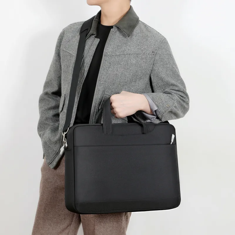 Venerable Brahma Oxford Briefcase Business Bag Handbag Unisex Multicolor-4