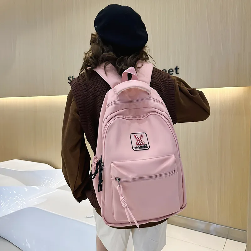 Venerable Brahma Nylon Backpack Women's Gray/Black/Orange/Green/Blue/Pink-19