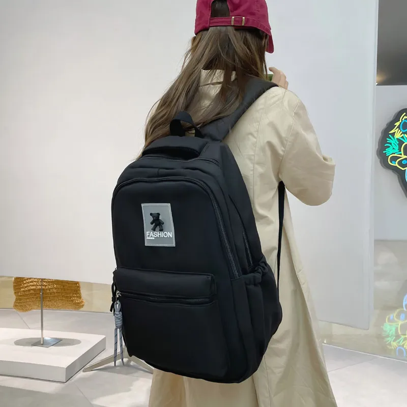 Venerable Brahma Nylon Backpack Regular Women's Gray/Black/Orange/Green/Blue-5