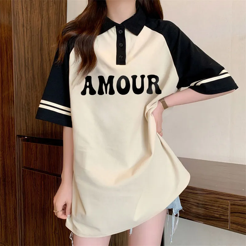 Yoewshean T-Shirt Women's Apricot-2
