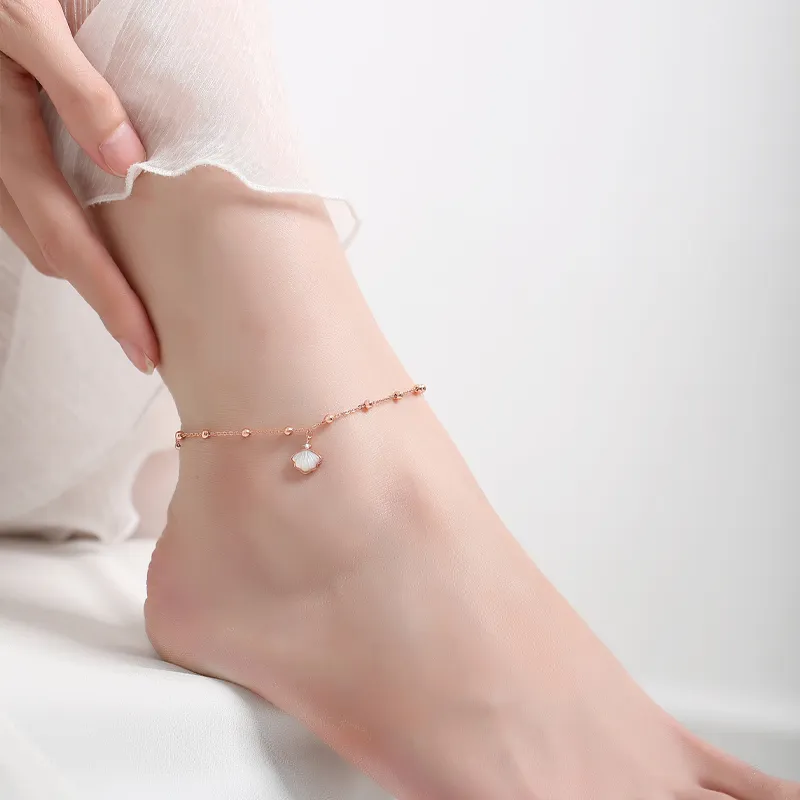 TANDU 925 Sterling Silver Anklets Women's-4