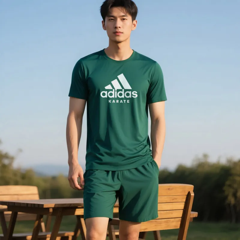 Adidas T Shirts Unisex Green-2
