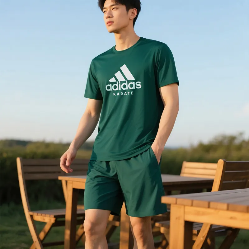 Adidas T Shirts Unisex Green-4