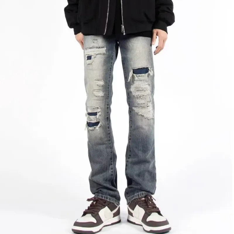 PAINT STAIN Jeans Unisex Blue-2