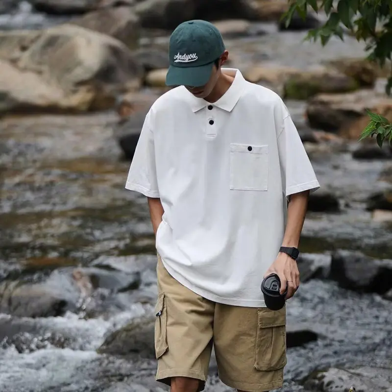 PAINT STAIN Polo Shirts Unisex-6