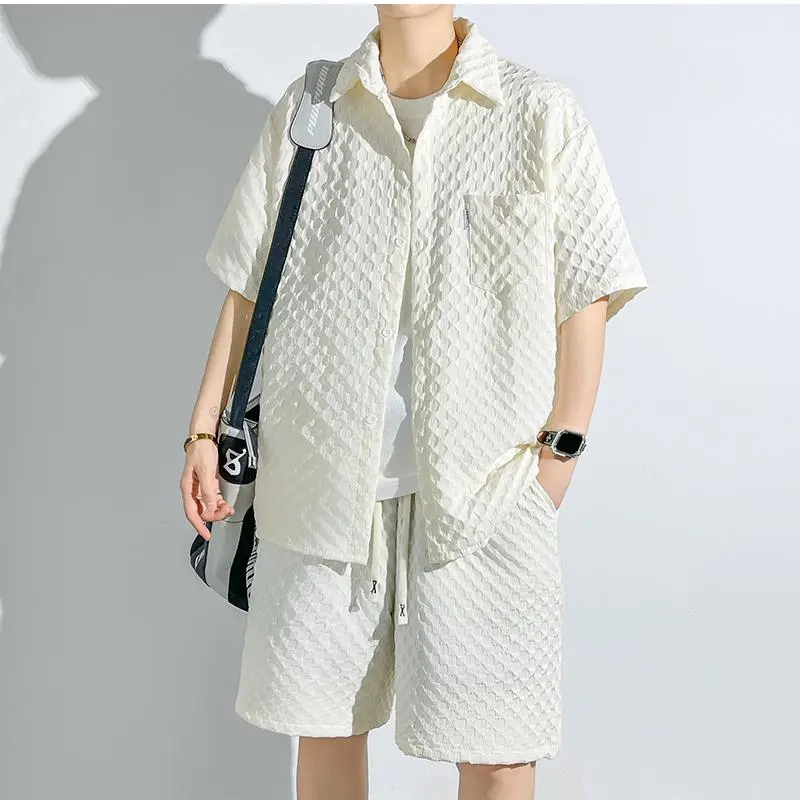 PAINT STAIN Shirt Matching Set Unisex-1