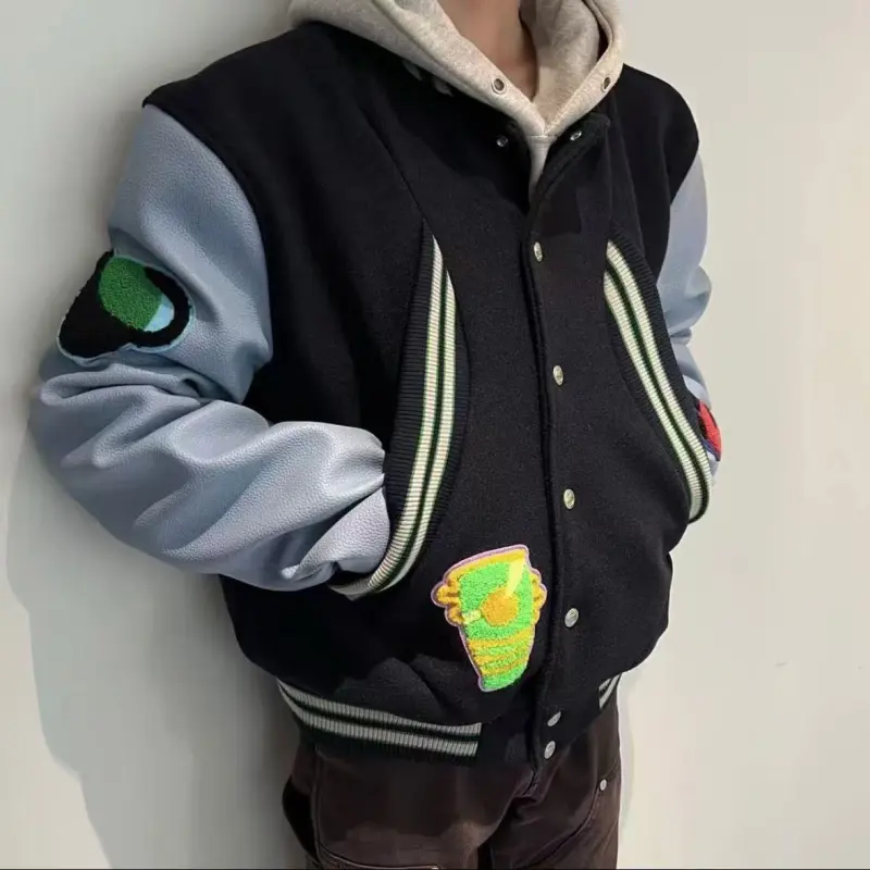 PAINT STAIN Jacket Unisex Image Color-2