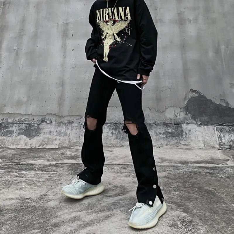PAINT STAIN Jeans Unisex-15