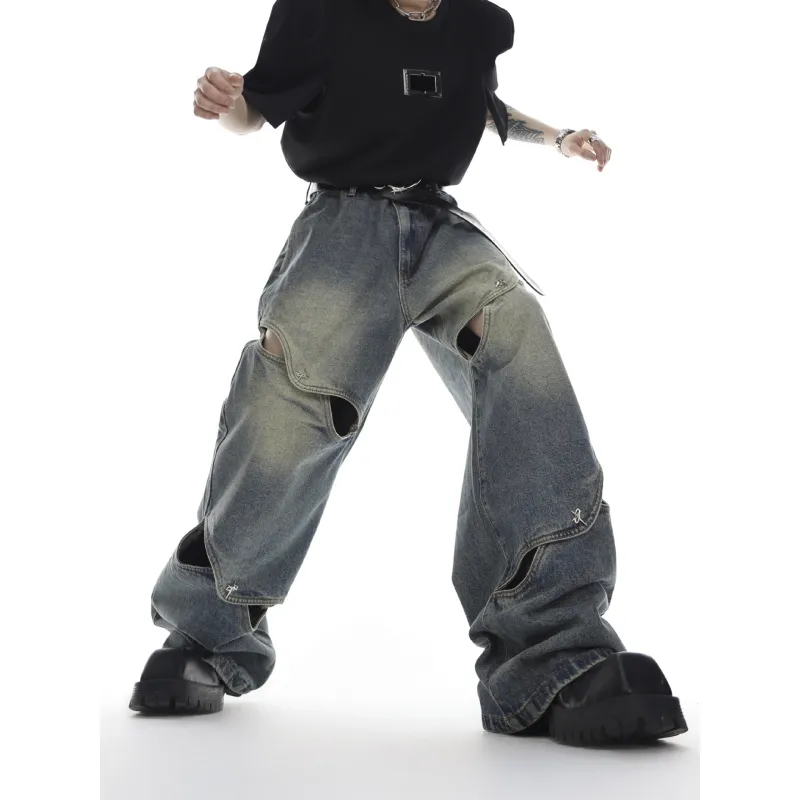 PAINT STAIN Jeans Unisex-4