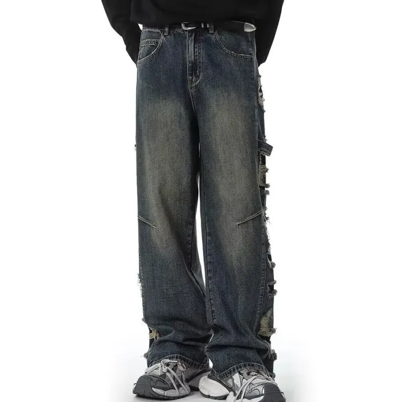 PAINT STAIN Jeans Unisex Blue-2