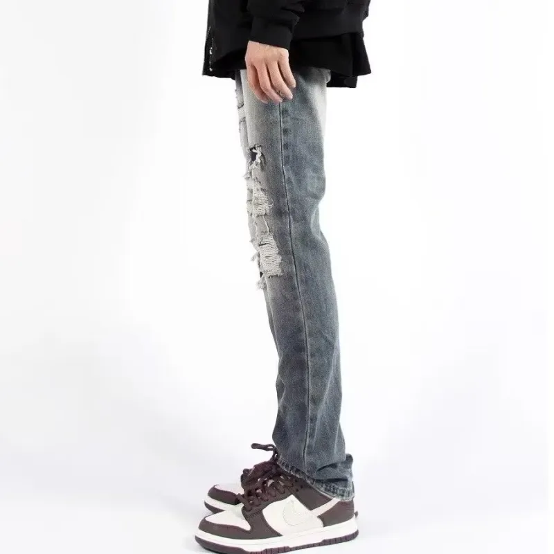 PAINT STAIN Jeans Unisex Blue-3