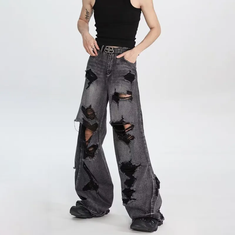 PAINT STAIN Jeans Unisex-11