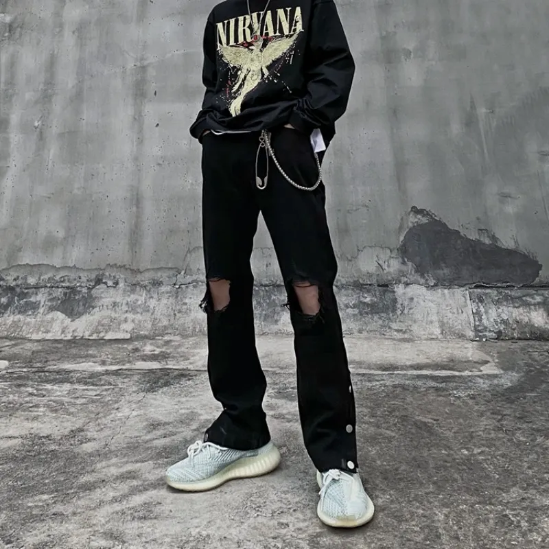 PAINT STAIN Jeans Unisex-17