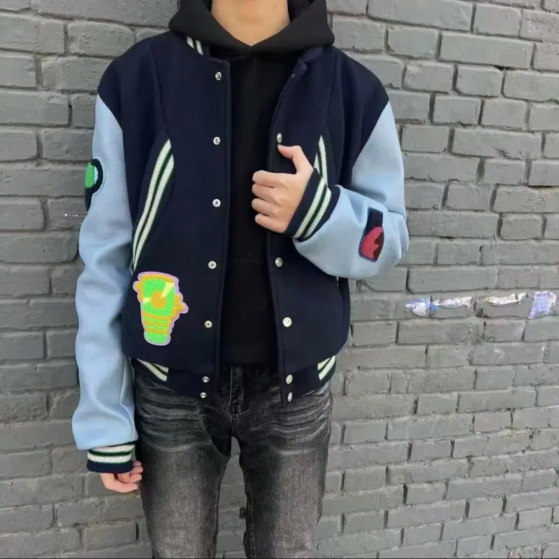 PAINT STAIN Jacket Unisex Image Color-4