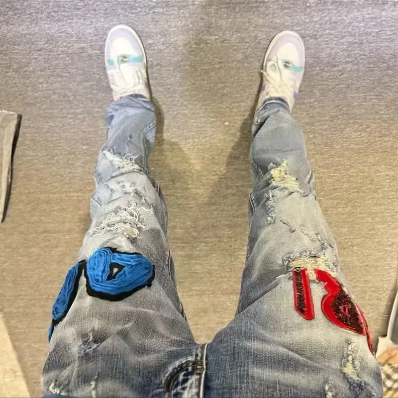 PAINT STAIN Jeans Unisex-3