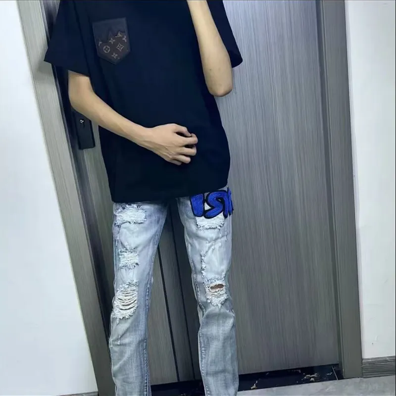 PAINT STAIN Jeans Unisex-13