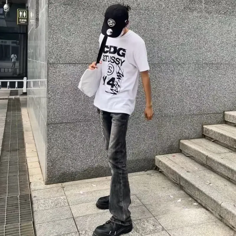 PAINT STAIN Jeans Unisex-5