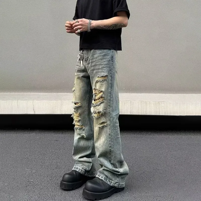 PAINT STAIN Jeans Unisex-4