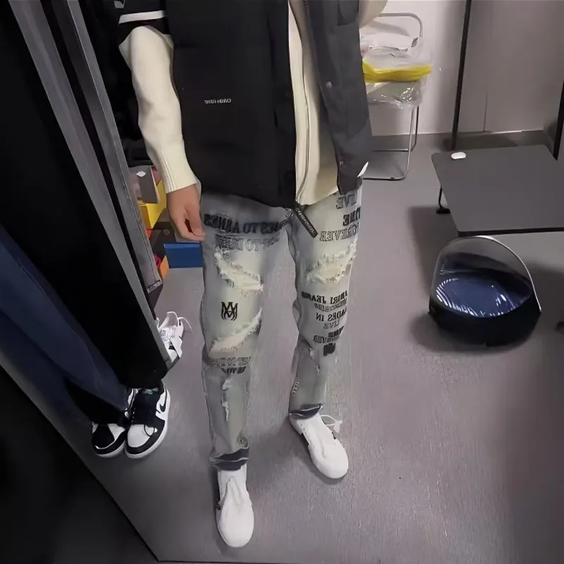 PAINT STAIN Jeans Unisex-18