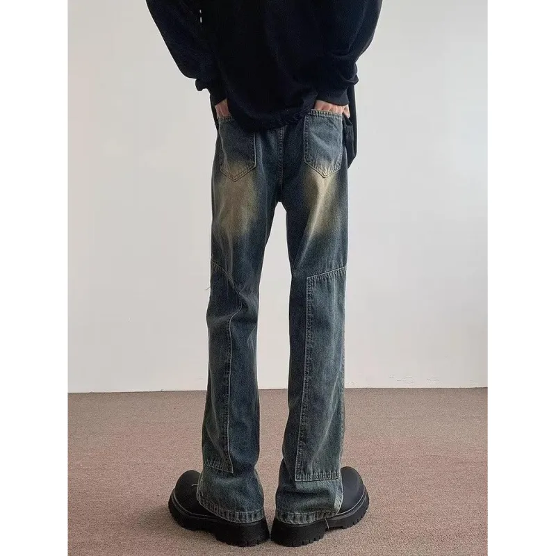PAINT STAIN Jeans Unisex Blue-6