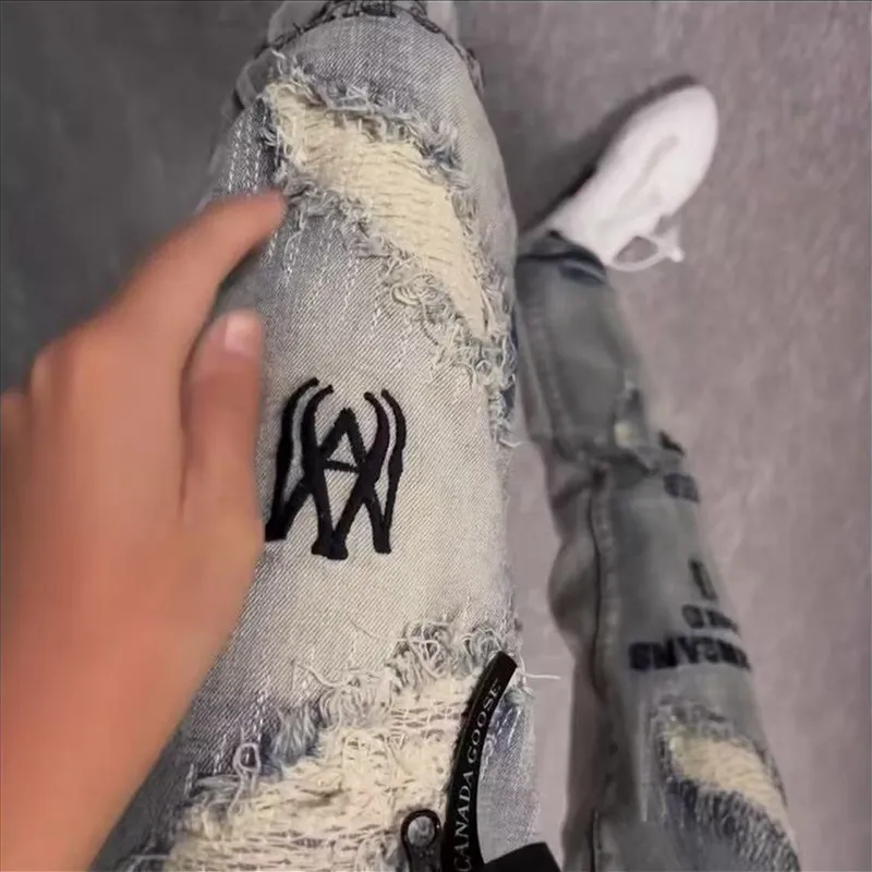 PAINT STAIN Jeans Unisex-19