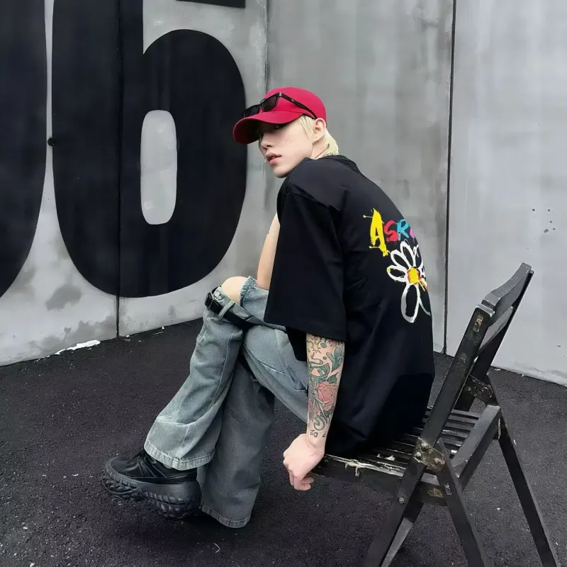 PAINT STAIN T Shirts Unisex-6