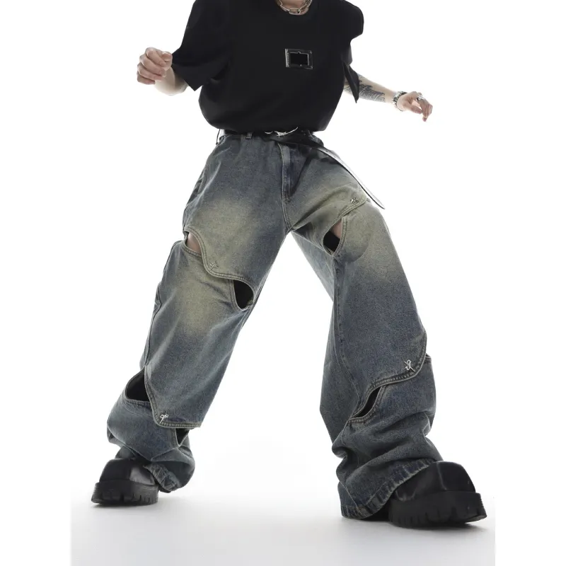 PAINT STAIN Jeans Unisex-6
