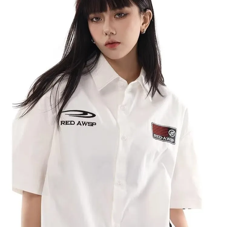PAINT STAIN Shirts Unisex White-2