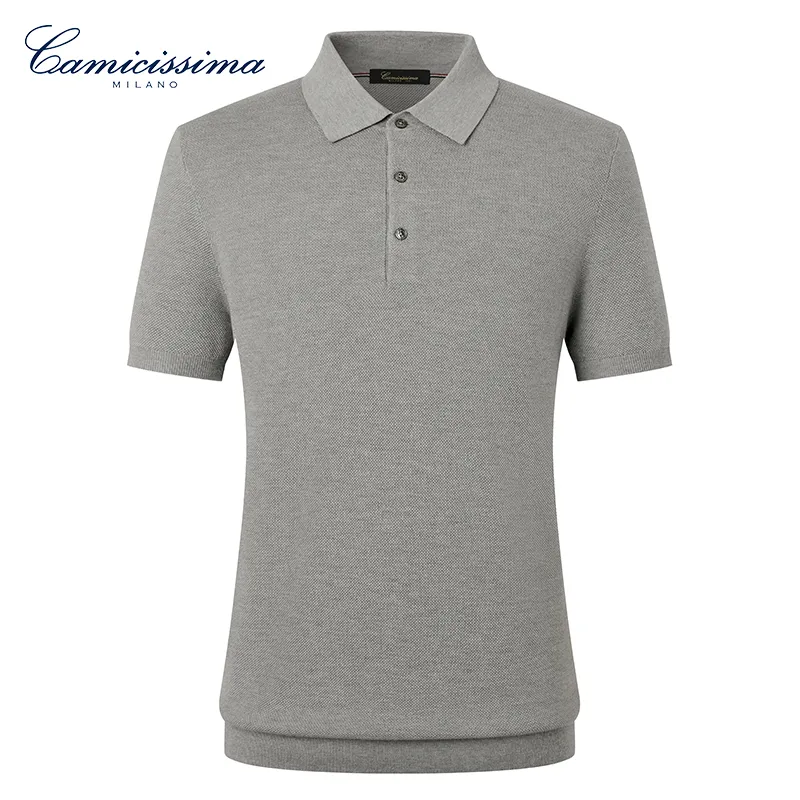 Camicissima Polo Shirts Men Gray-1