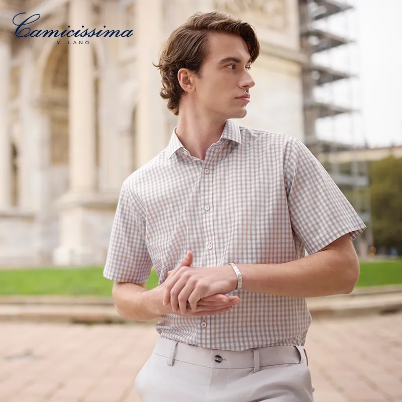 Camicissima Shirts Men Brown-4