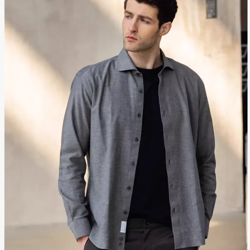 Camicissima Shirt Men's Medium Gray-2