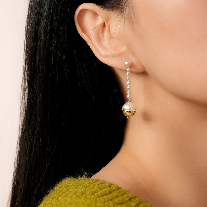 Social Talent 925 Sterling Silver Earrings Women's-2