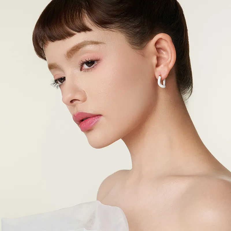 Social Talent Gold Plated Copper Earrings Women's-2