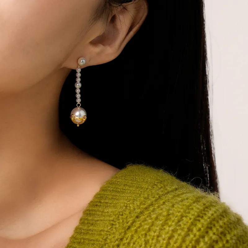 Social Talent 925 Sterling Silver Earrings Women's-1