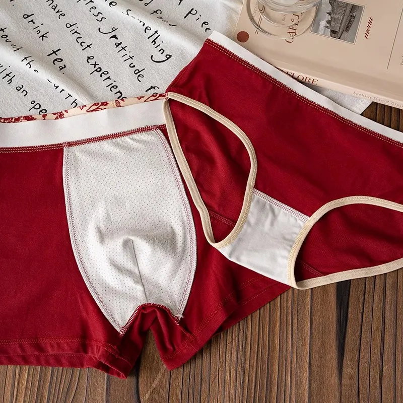 Maiden House Underpants Men's Box 1 Pack Red-3