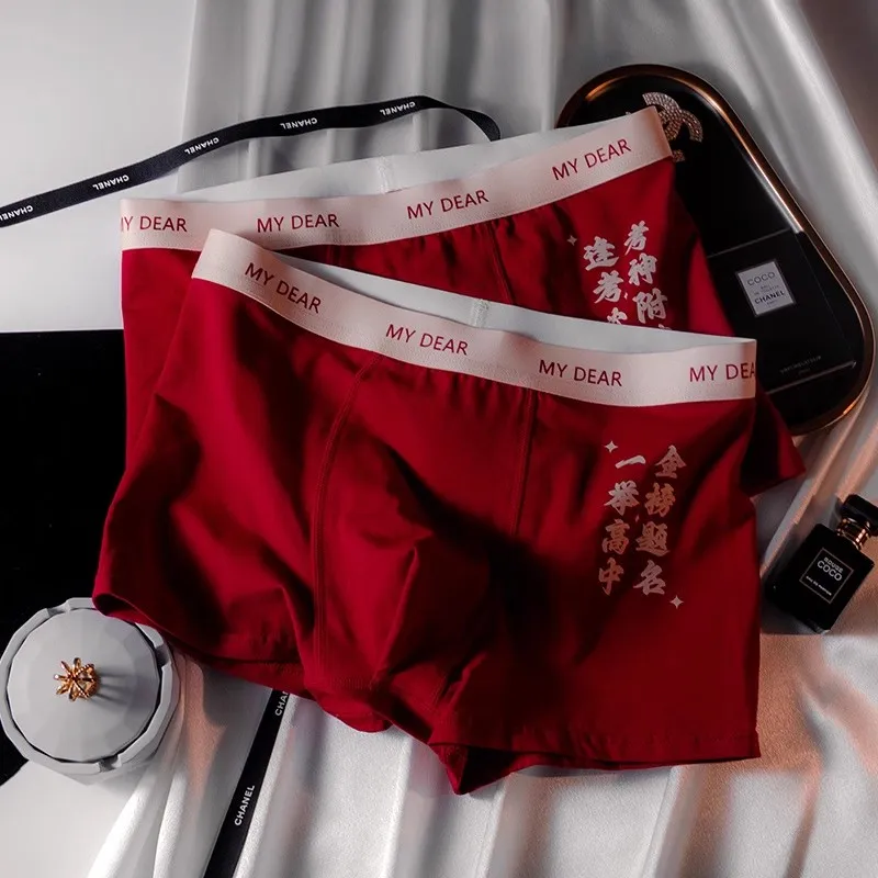 Maiden House Underpants Men's Red-3