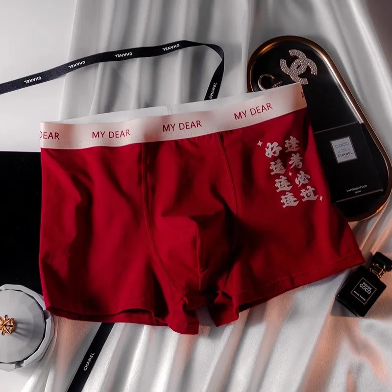 Maiden House Underpants Men's Red-4