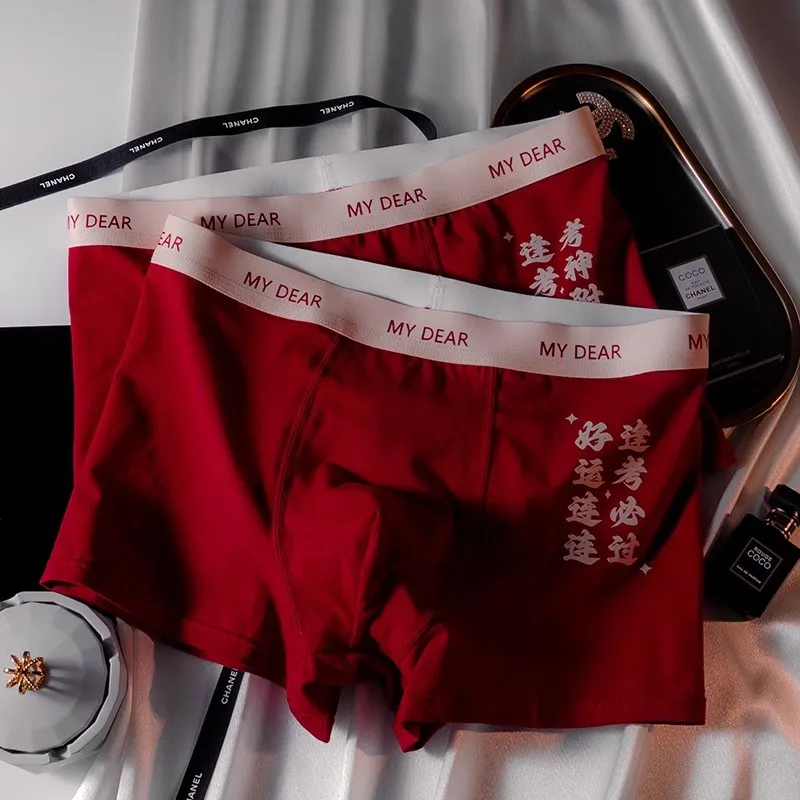 Maiden House Underpants Men's Red-1