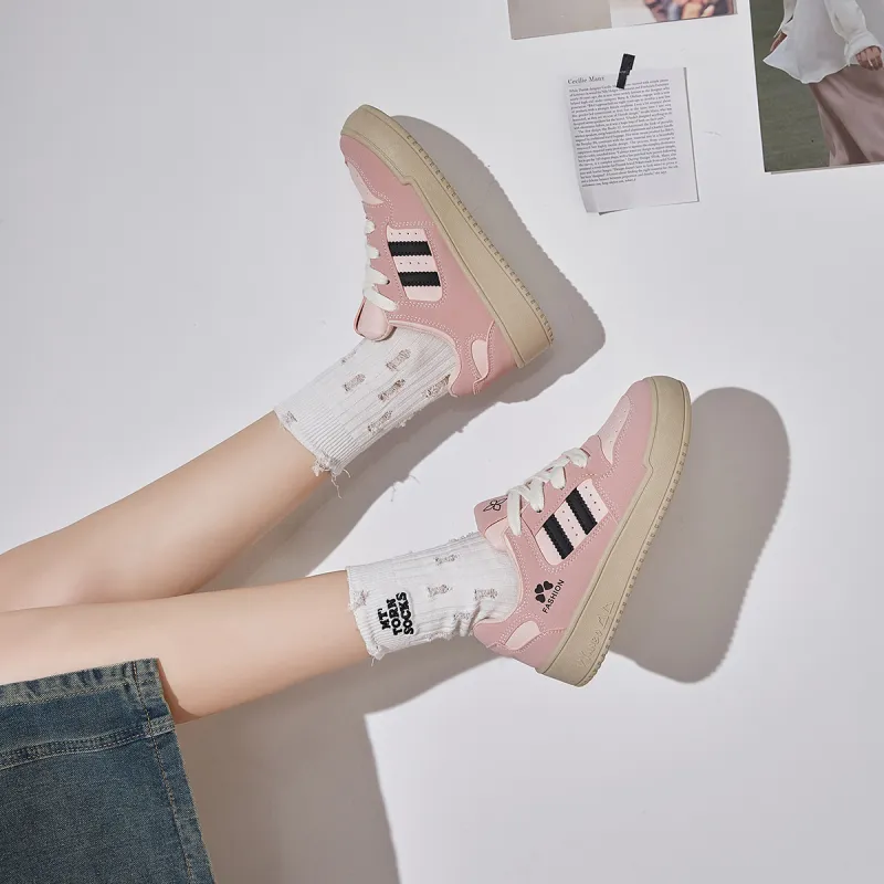Georgina Goodman Good Looking Niche Breathable Platform Skateboard Shoes Lightweight Low Top Students Women's-2