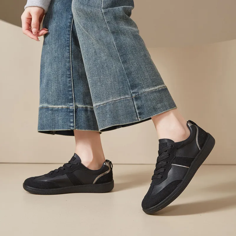 Georgina Goodman Vintage German Army Trainers Versatile Shoes Abrasion Resistant Low Top Casual Shoes Unisex-3