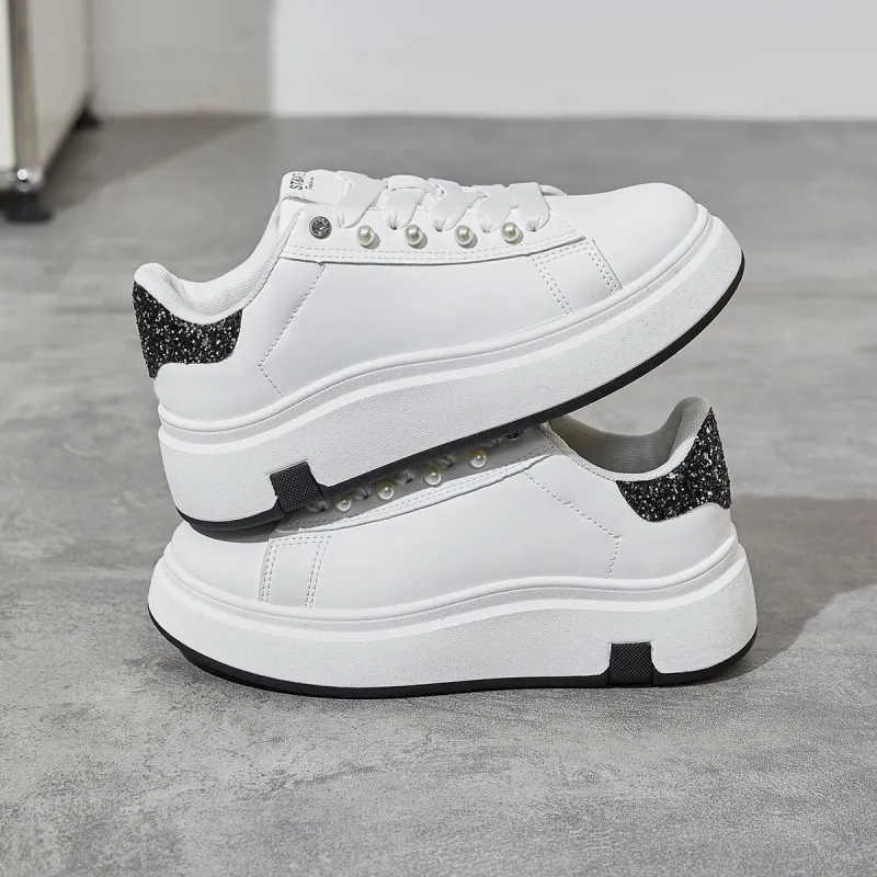 Georgina Goodman Lightweight Low Top Skateboard Shoes Women's Black-6