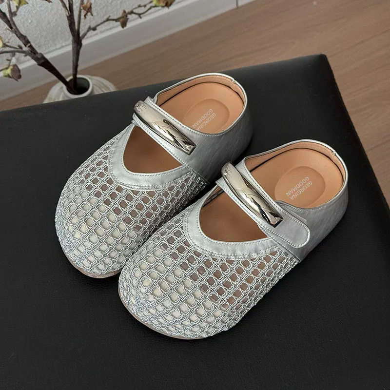 Georgina Goodman Woven Closed Toe Slippers Women's-5