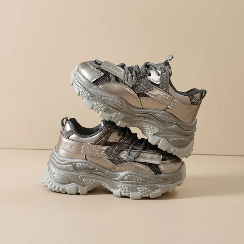 Georgina Goodman Slip Resistant, Breathable, Height Increasing Low Top Chunky Sneakers Women's-2