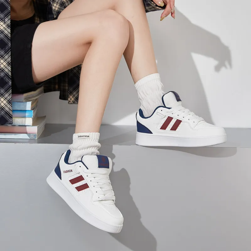 Georgina Goodman White Sneakers Lightweight Low Top Skateboard Shoes Unisex-8