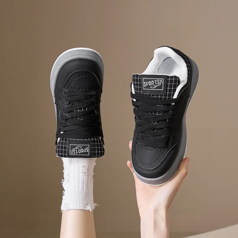 Georgina Goodman Low Top Skateboard Shoes Women's Black-3
