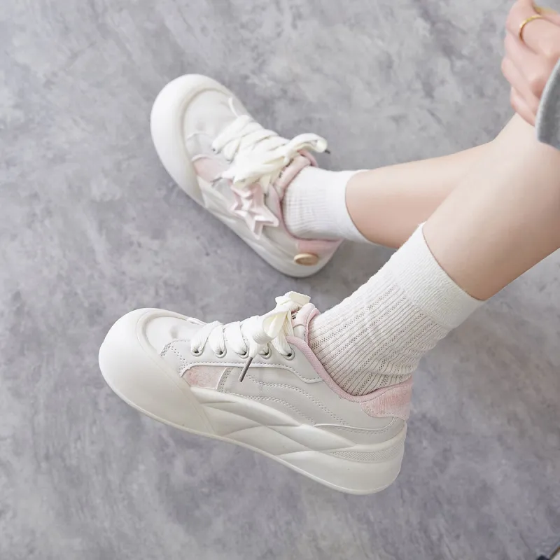 Georgina Goodman Cute Girlish Style Warm Height Increasing Lightweight Low-Top Skateboard Shoes Women's-5