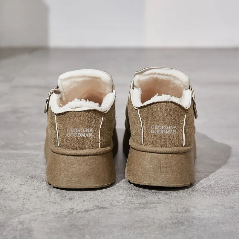 Georgina Goodman Platform Height Increasing Birkenstock Shoes Vintage Women's Casual Insulated Shoes Women's-13