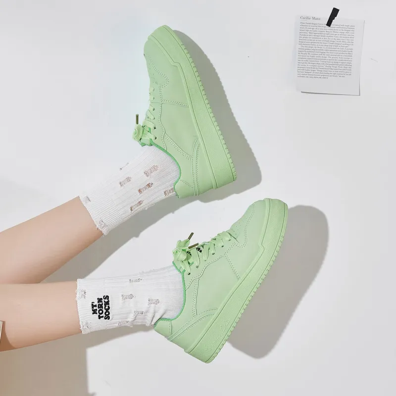 Georgina Goodman Skateboard Shoes Women's Low Top Silver, Ecru, Rose Red, Yellow, Neon Green, Moon Blue-32