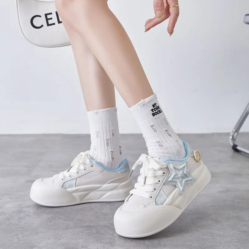 Georgina Goodman Cute Girlish Style Warm Height Increasing Lightweight Low-Top Skateboard Shoes Women's-7