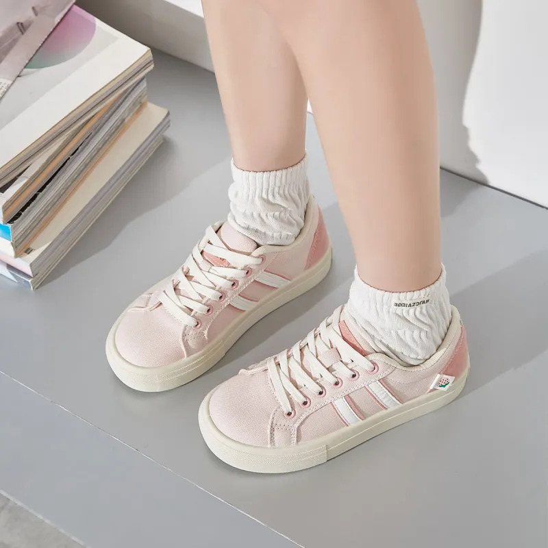 Georgina Goodman Lightweight And Breathable Low Top Skateboard Shoes Women's Pink-5